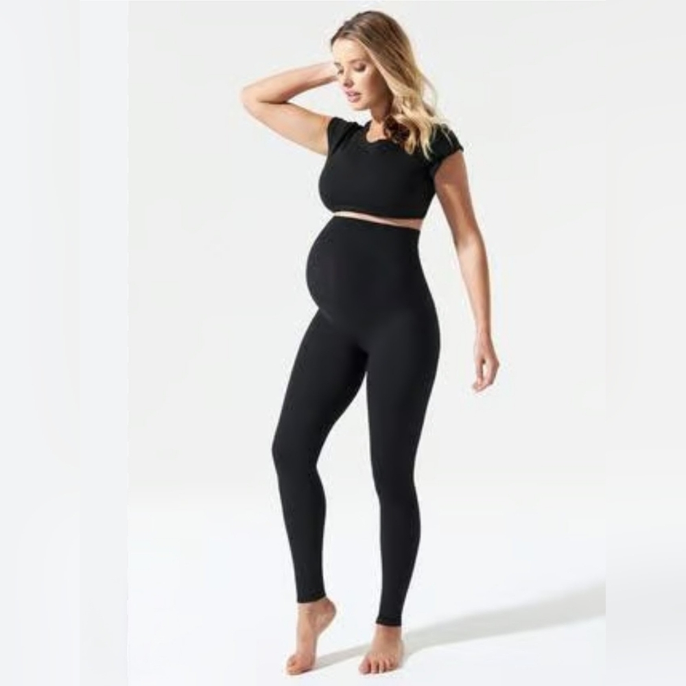 BLANQI Maternity Everyday Belly Support Leggins Small